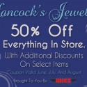 Hancock’s Jewelry Coupon