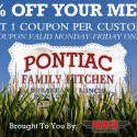 Pontiac Family Kitchen Coupon